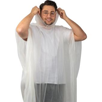 Rain poncho made of PLA DAVIDE Transparent