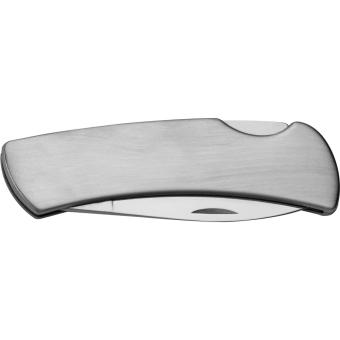 Pocket knife with safety lock Convoy grey