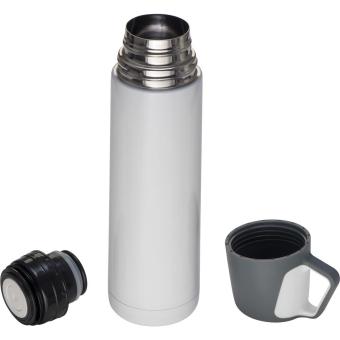 Stainless steel thermal flask White