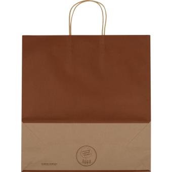 Recycelte Papiertasche groß Braun