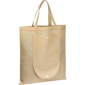 Non Woven Tasche, faltbar Beige