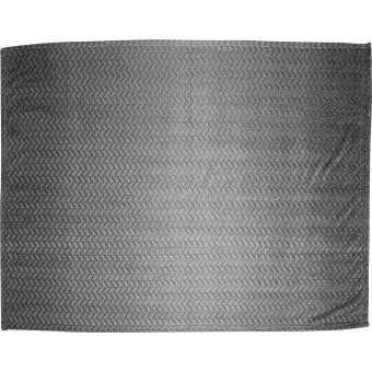 Große Kuscheldecke aus Flanellfleece Grau