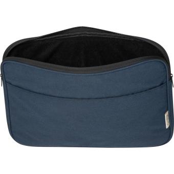 Laptoptasche aus recycelter Baumwolle Dunkelblau