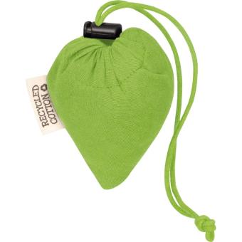 Faltbare Einkaufstasche aus Baumwolle Apfelgrün