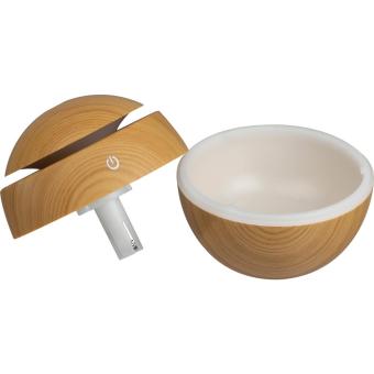 Aroma humidifier with color changing LED light Brown