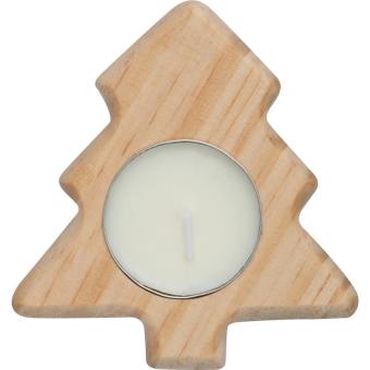Wooden tea light holder Fawn