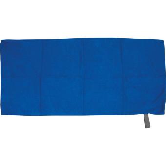 Mikrofaser Handtuch mit Gummiband Blau