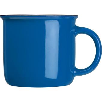 Ceramic cup, 350ml Aztec blue