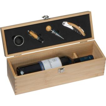 Bamboo wine box Fawn