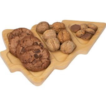 Bamboo snack tray Fawn