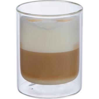 CrisMa Doppelwandige Glastasse 330ml Transparent