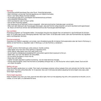 Elektronik Feuerzeug, ergonomisch Orange