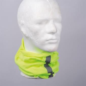Bandana Loop Schal mit Reflektorstreifen Gelb