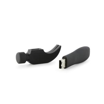 USB Stick Hammer Schwarz | 128 MB