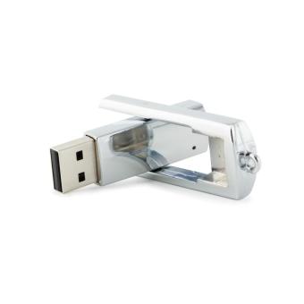 USB Stick Gleam Silber glänzend | 128 MB