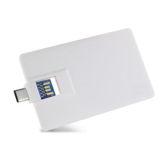 USB Stick Photocard Twin C 3.0 Weiß | 8 GB USB3.0