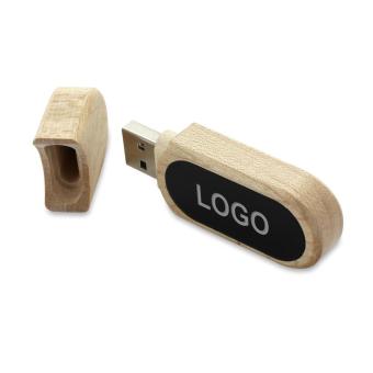 USB Stick Wood LED 