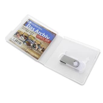 Booklet Box für USB Stick Clip Transparent