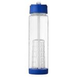 Tutti-frutti 740 ml Tritan™ infuser sport bottle Transparent blue