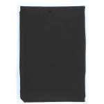 Ziva disposable rain poncho with storage pouch Black