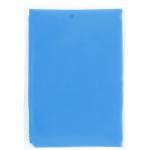 Ziva disposable rain poncho with storage pouch Dark blue
