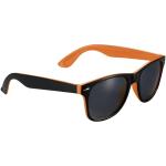 Sun Ray sunglasses with two coloured tones Orange/black