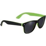 Sun Ray sunglasses with two coloured tones, lime Lime,black