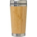 Bambus 450 ml Becher mit Bambus-Außenseite Braun