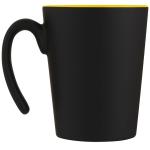 Oli 360 ml ceramic mug with handle Yellow/black
