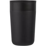 Nordia 400 ml double-wall recycled mug Black