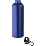 Oregon 770 ml RCS-zertifizierte Trinkflasche aus recyceltem Aluminium mit Karabinerhaken Blau