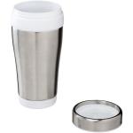 Elwood 410 ml RCS certified recycled stainless steel insulated tumbler White