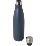 Cove 500 ml RCS-zertifizierte vakuumisolierte Edelstahlflasche, hellblau Hellblau, Drücker blau