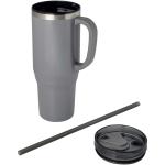 Melbourne 1200 ml RCS certified insulated tumbler with straw Convoy grey