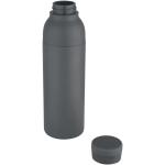 Illuminate 650 ml RCS recycled stainlesss steel double wall insulated water bottle Gray