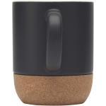 Billie 300 ml Keramiktasse mit Korkdetails Schwarz