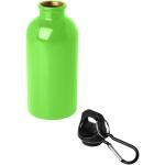 Oregon 400 ml RCS certified single wall stainless steel water bottle with carabiner Apple green