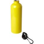 Oregon 750 ml RCS certified single wall stainless steel water bottle with carabiner Yellow
