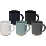 Camilla 180 ml stackable ceramic mug with matte finish Convoy grey