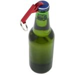 Tao RCS recycled aluminium bottle and can opener with keychain Red