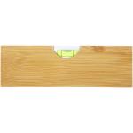 Flush bamboo spirit level with bottle opener Nature