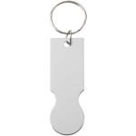 Rhea shopping cart keyring Silver