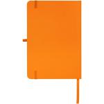 Teak A5 Hardcover Notizbuch, liniert, aus recyceltem Material Orange