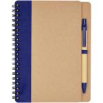 Priestly recycled notebook with pen Natural/navy