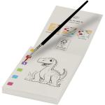 Quell colouring book and water brush pen set White