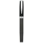 Carbon duo pen gift set with pouch Black