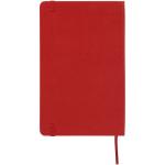 Moleskine Classic L hard cover notebook - ruled Coral red