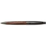 Loure wood barrel ballpoint pen (black ink) Black/brown