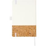 Evora A5 cork thermo PU notebook White