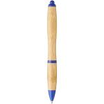 Nash bamboo ballpoint pen Natural/navy